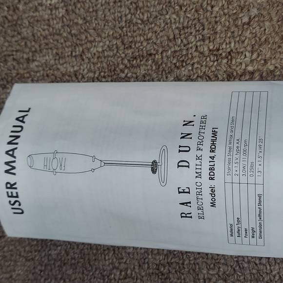 Rae Dunn Electric Milk Frother - Picture 9 of 14